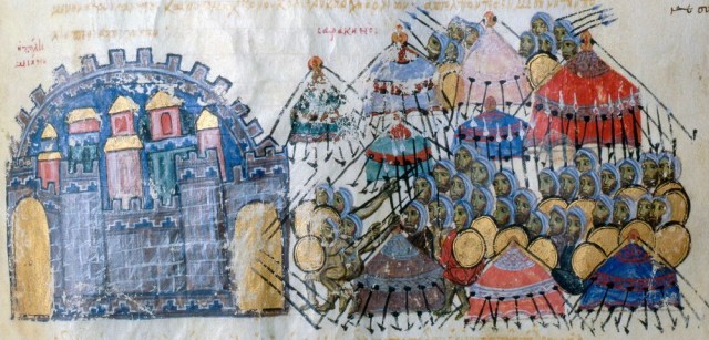 The Arab forces in front of Constantinople