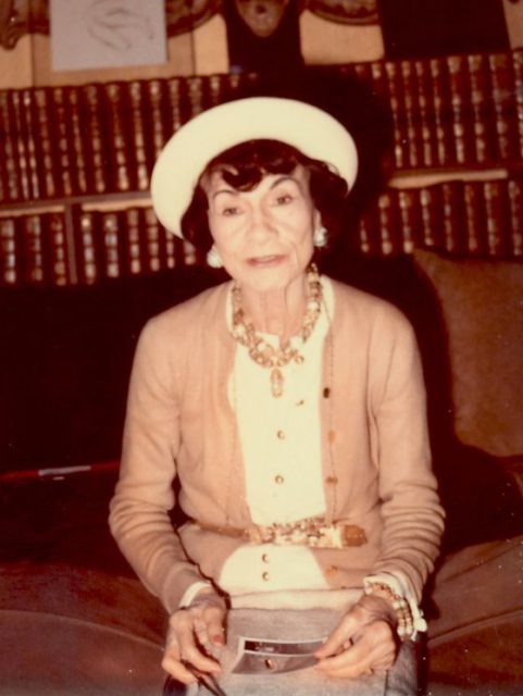 Coco Chanel in 1970.