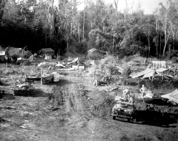 Living Quarters at an Australian Fire Support Base.