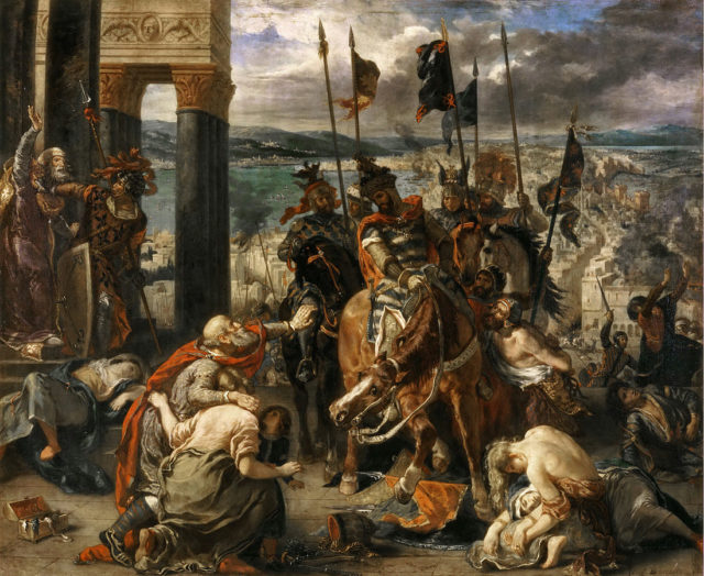 The Entry of the Crusaders in Constantinople, by Eugène Delacroix.