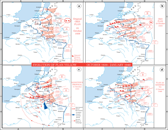 The evolution of PlanYellow between 1939 and 1940