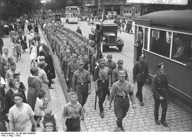 1932 Berlin SA-Propagandamarsch in Spandau