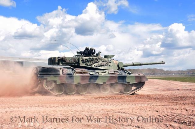 The Canadian Leopard finished proceedings in the arena, but there was much more to see.