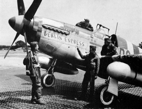 Bill and his P-51, “Berlin Express”
