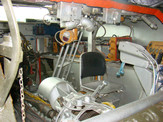 Interior of a Sherman Tank