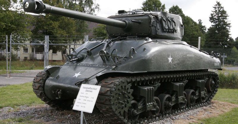 M4A1 Variant of the Sherman Tank. By baku13 - CC BY-SA 3.0