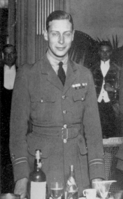 Prince Albert at an RAF dinner in 1919.