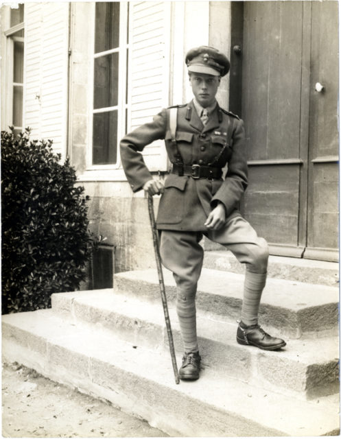 Edward during the First World War.