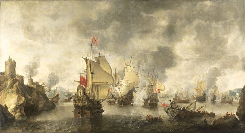 The Battle of the Bay of Foja during the War of Candia