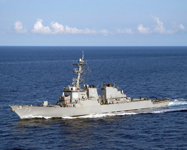 USS Donald Cook at sea.