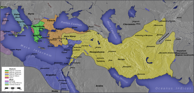The Seleucid Empire exploded into Turkey and Greece to challenge the equally exploding Roman Republic. Image Credit.