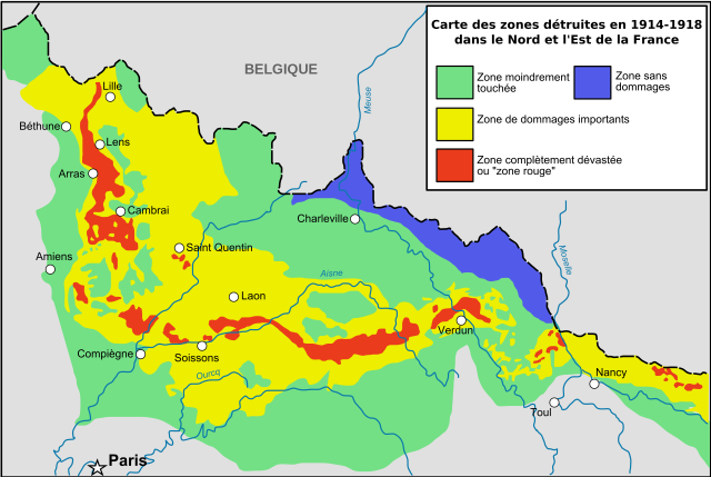 A map of the Red Zone Wikipedia / CC BY-SA 2.5