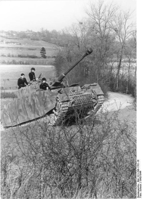 Panzer IV of the 2nd Panzer Division during the Battle of Normandy, Northern France, 1944 (Image)