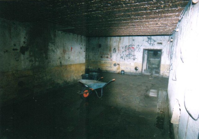 Lots of water on the floor.