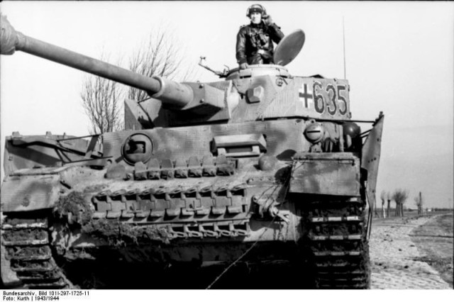 The PzKpfw IV, backbone of the German armored defense in Normandy (Image).