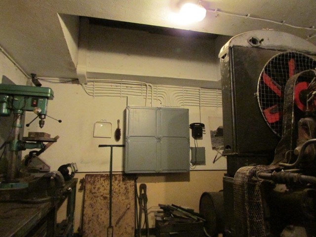 A full aggregate area with aggregate workbench and fuse box