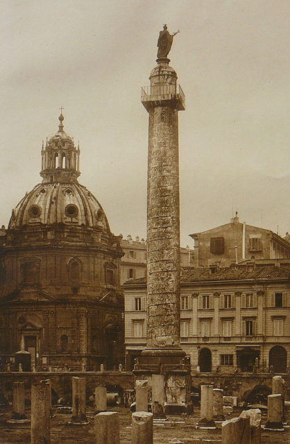 Trajan's Column around 1896.