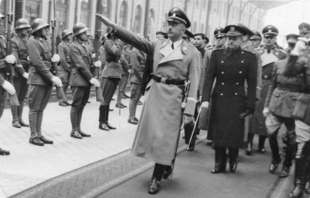 (Heinrich Himmler and Serrrano Suñer, c. 1940)