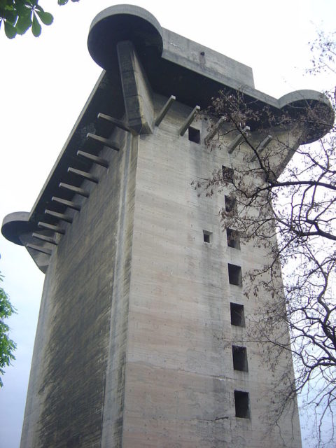 The 'L-Tower' at Augarten, Vienna. Photo Credit.