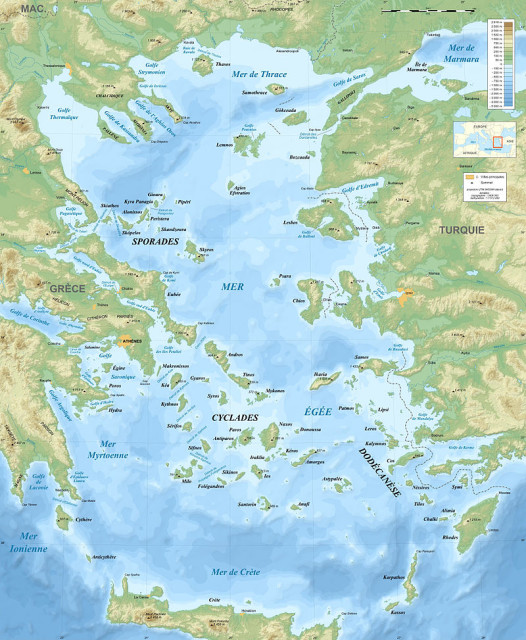 places like the Aegean offered plenty of places to launch pirate raids