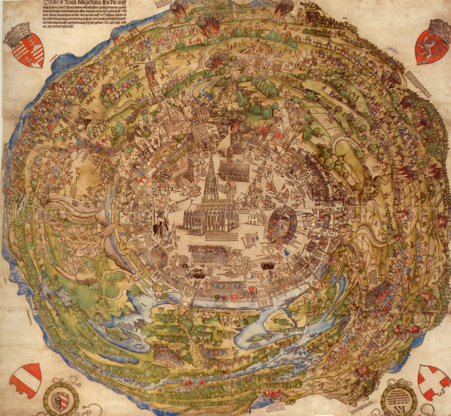Map of Vienna from 1530.