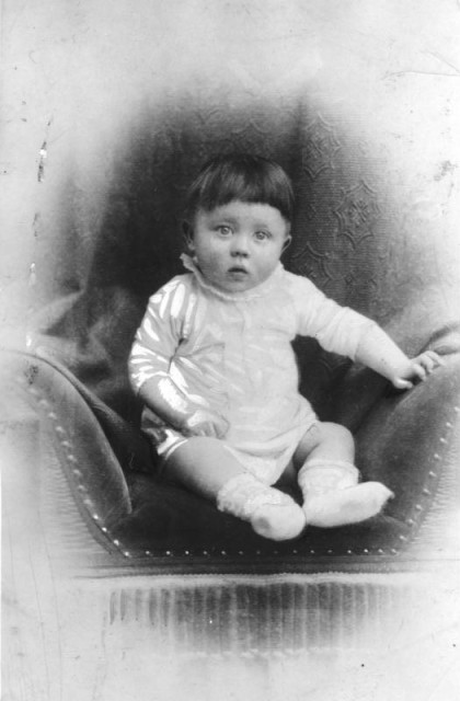 Infant Adolf, son of Alois and Klara.