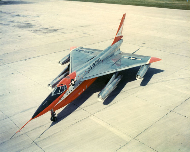 Convair B-58 Hustler in Orange