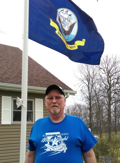 Lohman, Mo., veteran Gary Elliott enlisted in the U.S. Navy in 1965 and went on to serve 22 years in uniform during both Vietnam and the Cold War. Courtesy of Jeremy P. Ämick