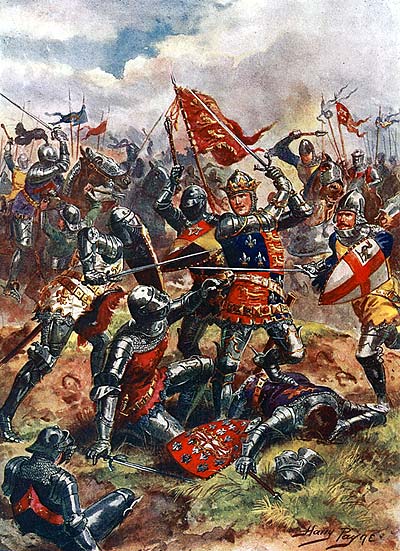 King Henry V at the Battle of Agincourt