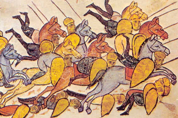 Momchil Voivoda attacking the Ottomans