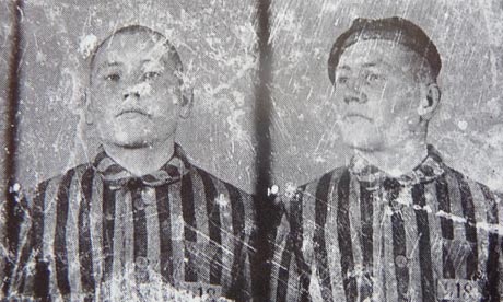 19-year-old Kazimierz "Kazi" Piechowski at Auschwitz in 1940