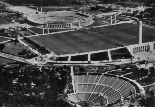 Reichssportfeld complex as seen in the 30's. 