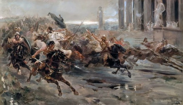 Attila's invasion of Italy was enableb by the long Italian famine, this also took its toll on Attila's army as many fell to famine and possible plague.
