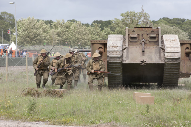 WW1 Battle Reenactment