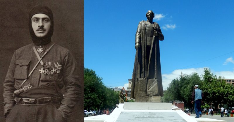 The monumental statue of Nzhdeh in Yerevan, erected in May 2016
Source: Armineaghayan
