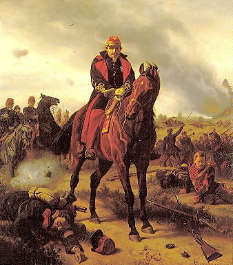 Napoléon III after battle of Sedan by Wilhelm Camphausen.