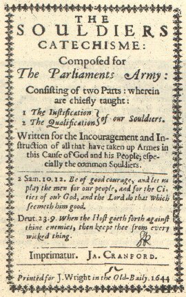 New Model Army - Soldier's catechism.