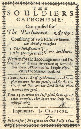 New Model Army - Soldier's catechism.