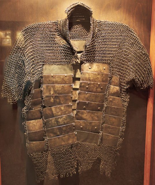 Russian plated mail armour, Hermanni linn Museum, Narva, Estonia. Photo Credit.