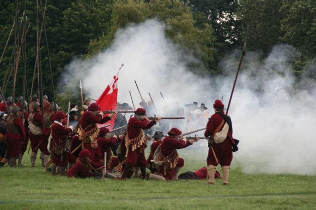 Battle of Naseby Re-enactment. Photo Credit.