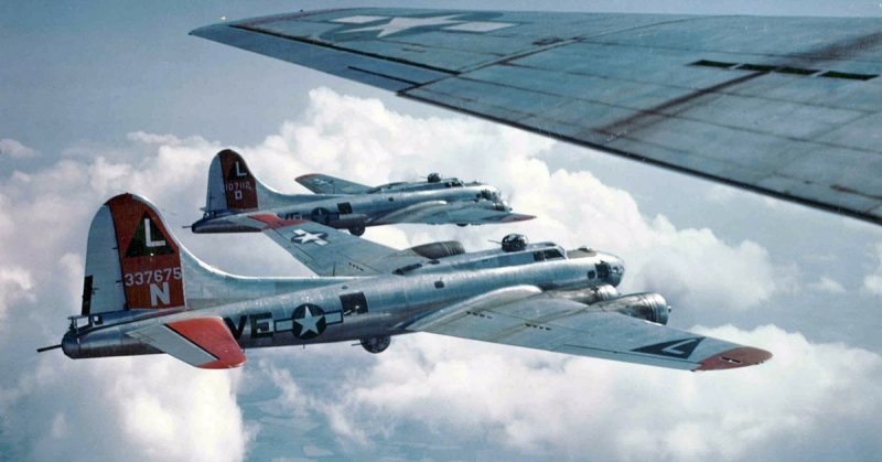 B-17s in Flight. Wikipedia / Public Domain