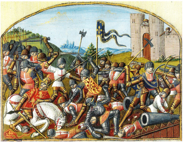 Battle of Castillon, 1453.