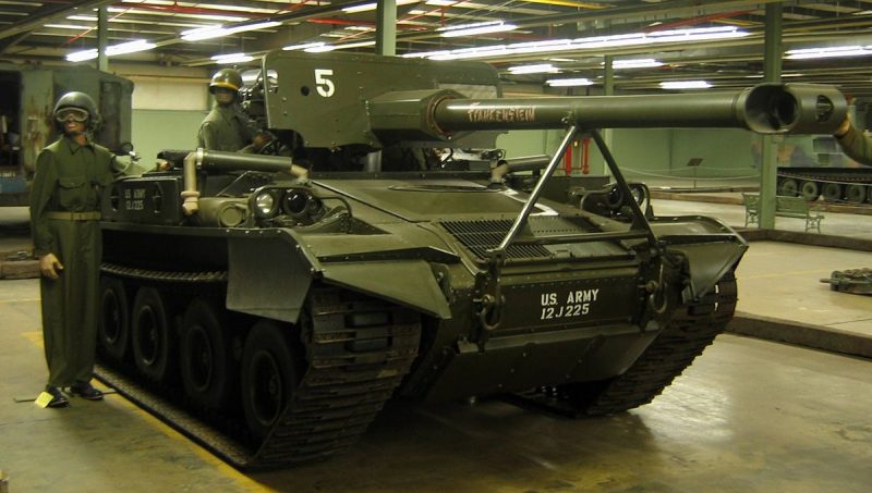 M56 Scorpion preserved at the American Armored Foundation Tank Museum in Danville, Virginia. 