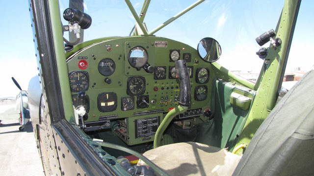Instrument panel of an O-1. Photo Credit.