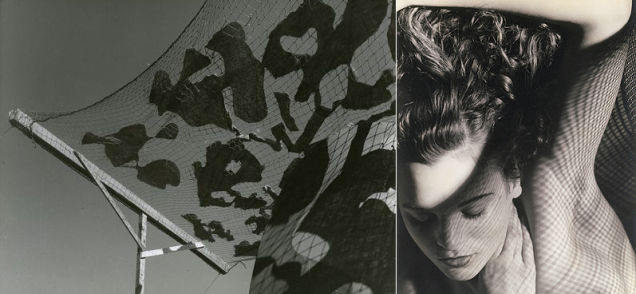 Dupont's Untitled (Jean with wire mesh) in 1936 on the right, inspired the use of camouflage nets Image Source:
