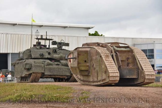 2016 is the year to commemorate a century of tanks in service with the British Army. Challenger 2 meets the MkIV.