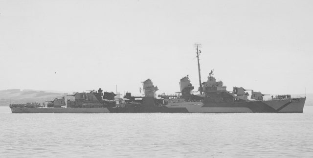 Robert Mansur served aboard a Fletcher-class destroyer, the USS Boyd, during World War II under the command of Capt. Ulysses S. Grant Sharp, who later became the four-star admiral commanding the United States Pacific Command during the Vietnam War. U.S. Navy photograph