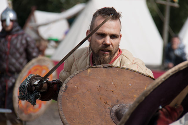 Viking in Battle, by Hans Splinter / Flickr / CC BY-ND 2.0