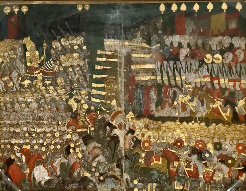 The battle of Mohács, on an Ottoman miniature. Source: Wikipedia