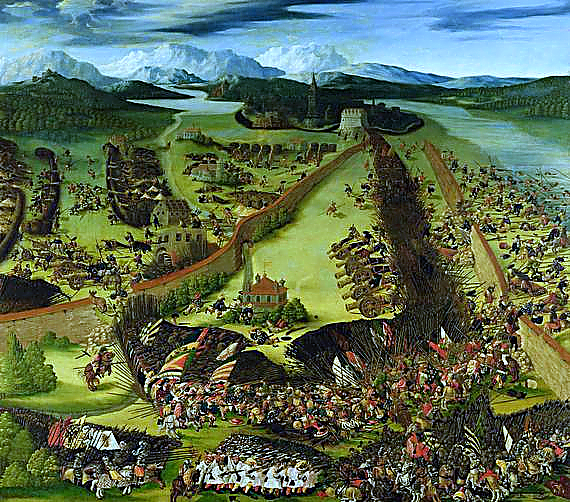 Ruprecht Heller, The Battle of Pavia (1529), Nationalmuseum, Stockholm. 